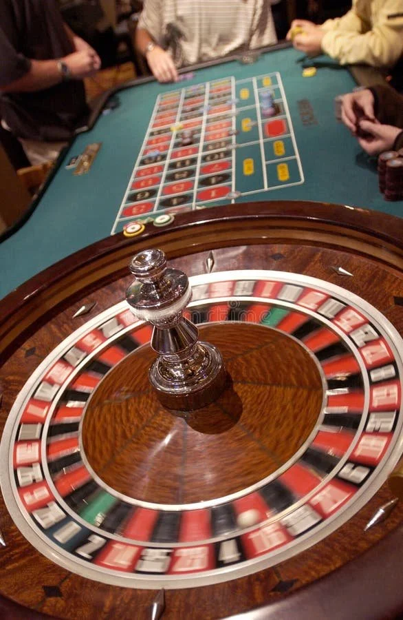 Colourful slot machine reels in motion